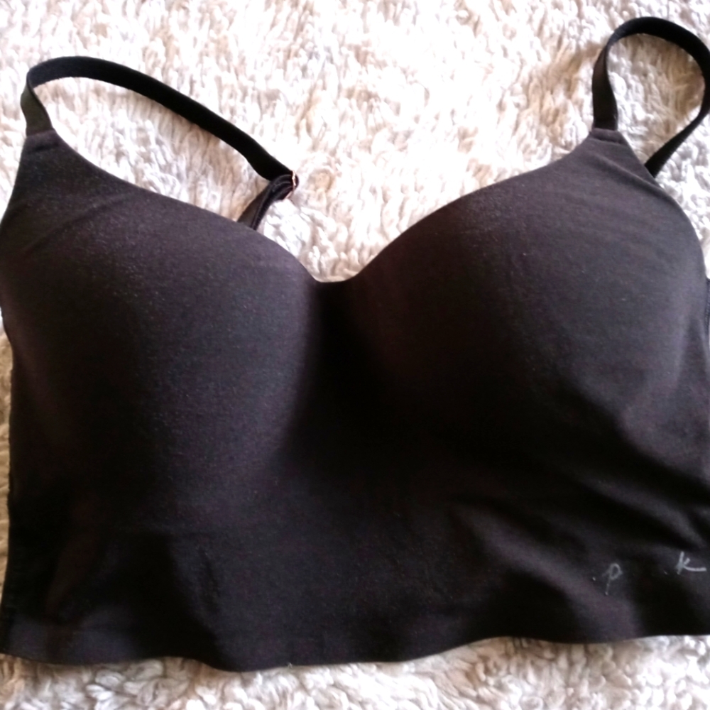 VS PINK Black scoop bra